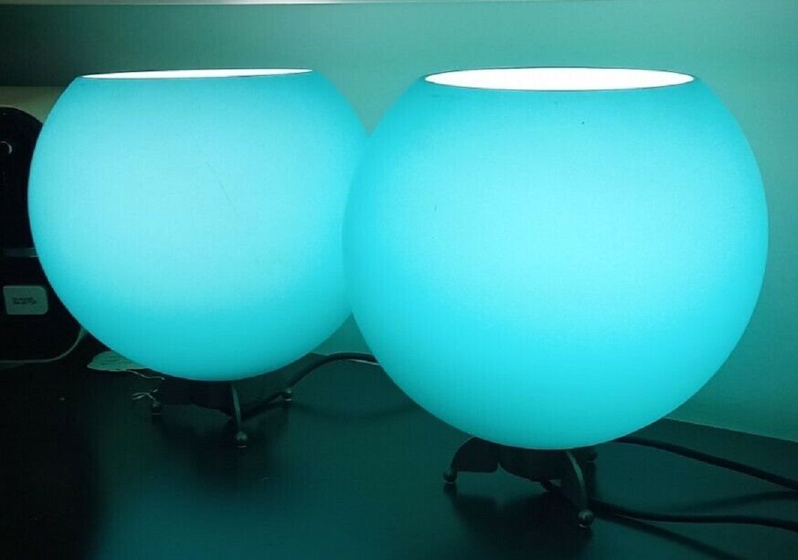 Vintage pair of Murano de Majo lamps