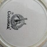 Terre de Fer soup plate, Moulin des Loups, colonial model