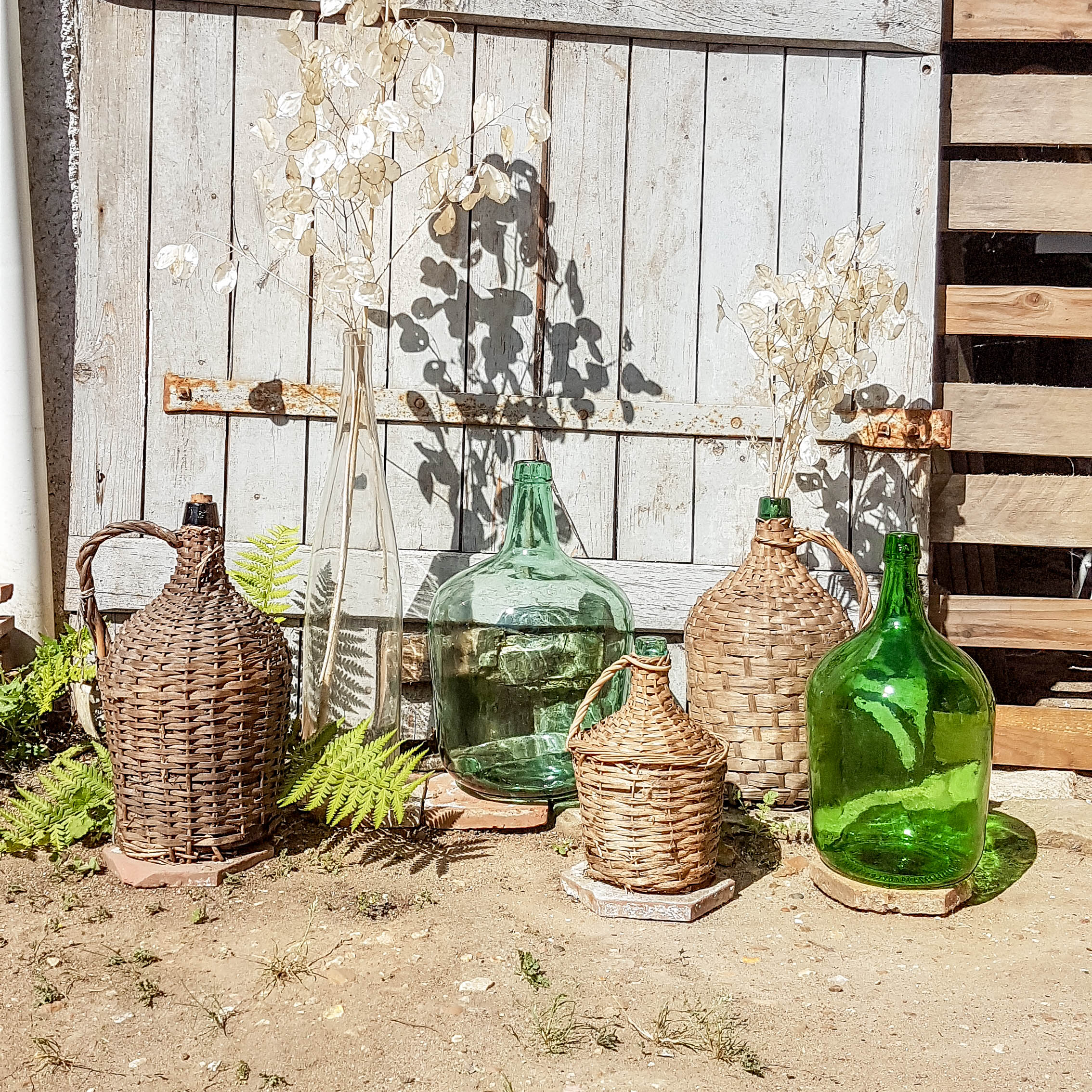 Vintage demijohn