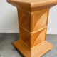 French split bamboo pedestal / plinth, 1970s