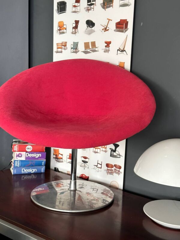Fauteuil Globe Pierre Paulin pour Artifort tissus neufs