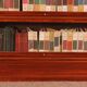 Globe Wernicke Library in Mahogany with 3 pieces and a small cabinet.