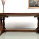 Table de ferme bourgeoise en chêne, années 50