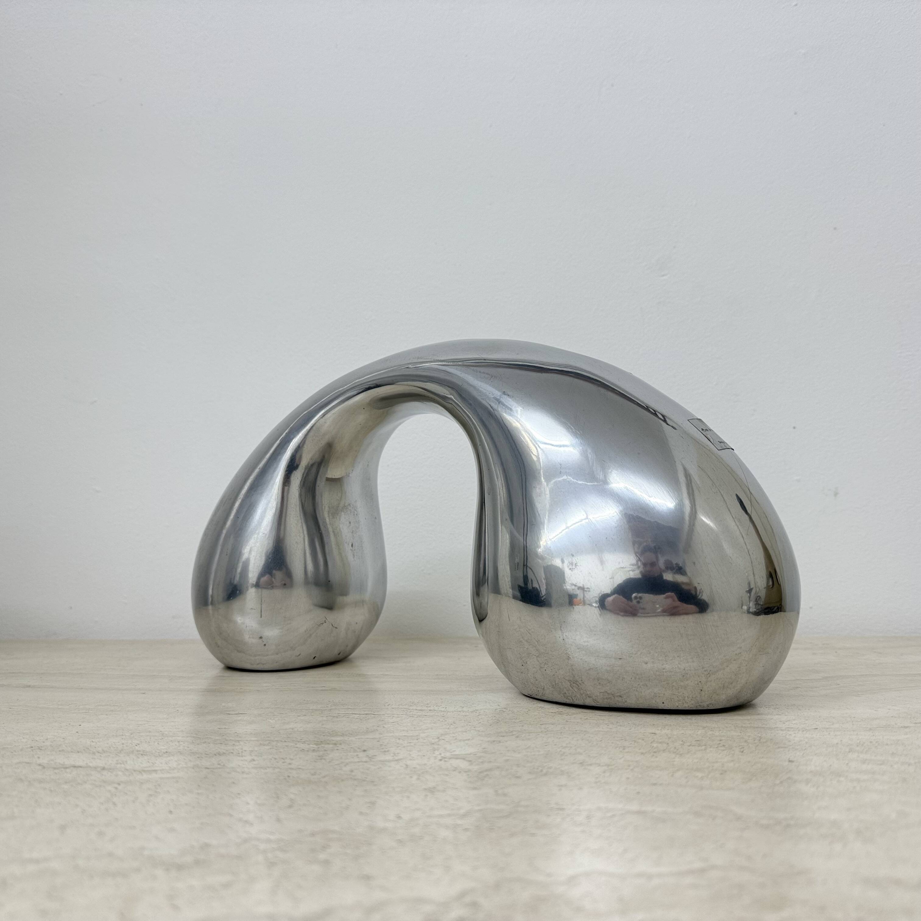 Biomorphic Sculpture Object in Aluminum by Eva & Peter Moritz for Ikea, 198