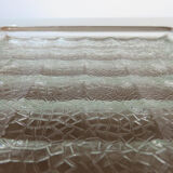Paved  glass ashtray 50s 60s