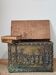 Wooden chest with repoussé brass decoration, 20th century.