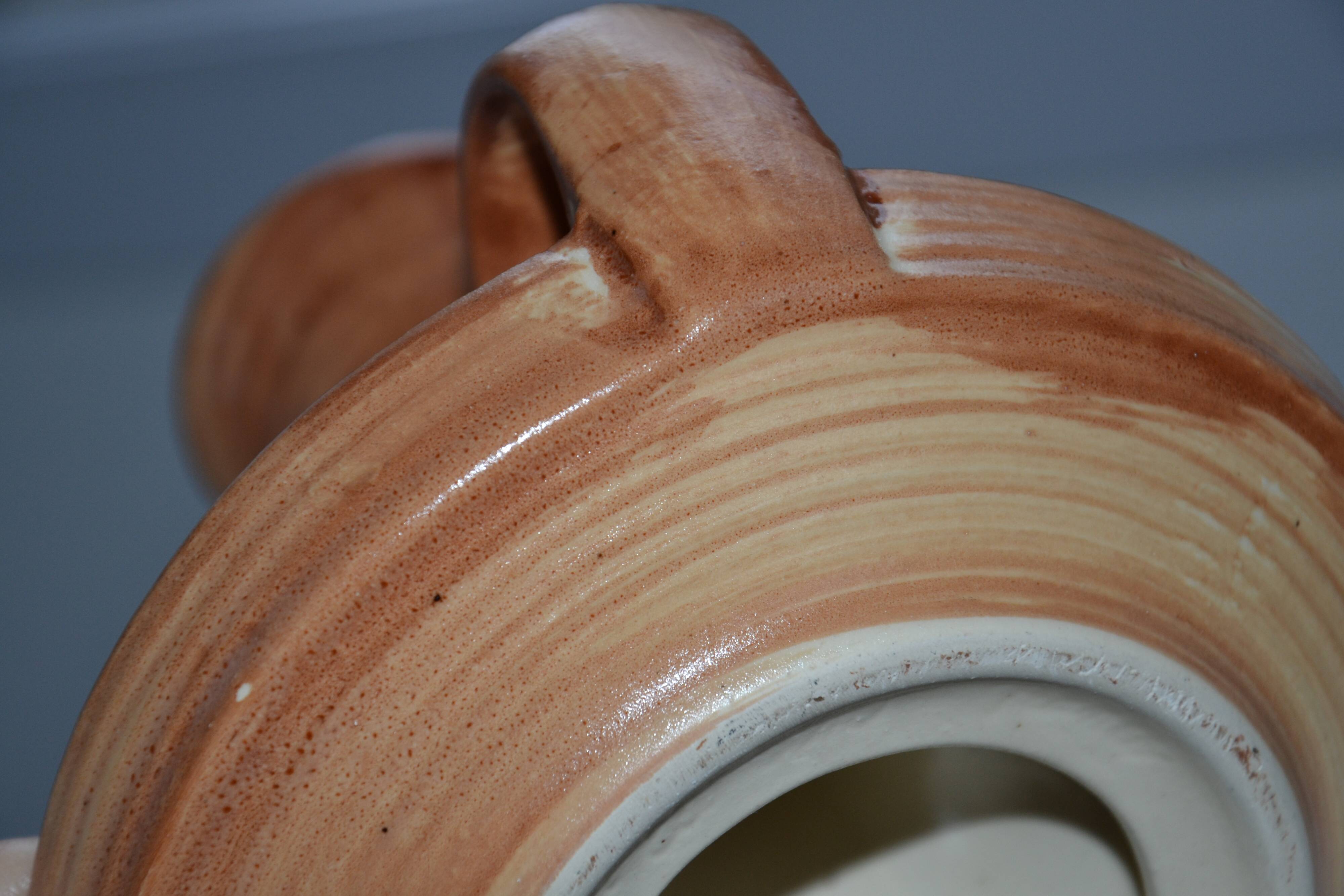 St Clement ceramic candle holder