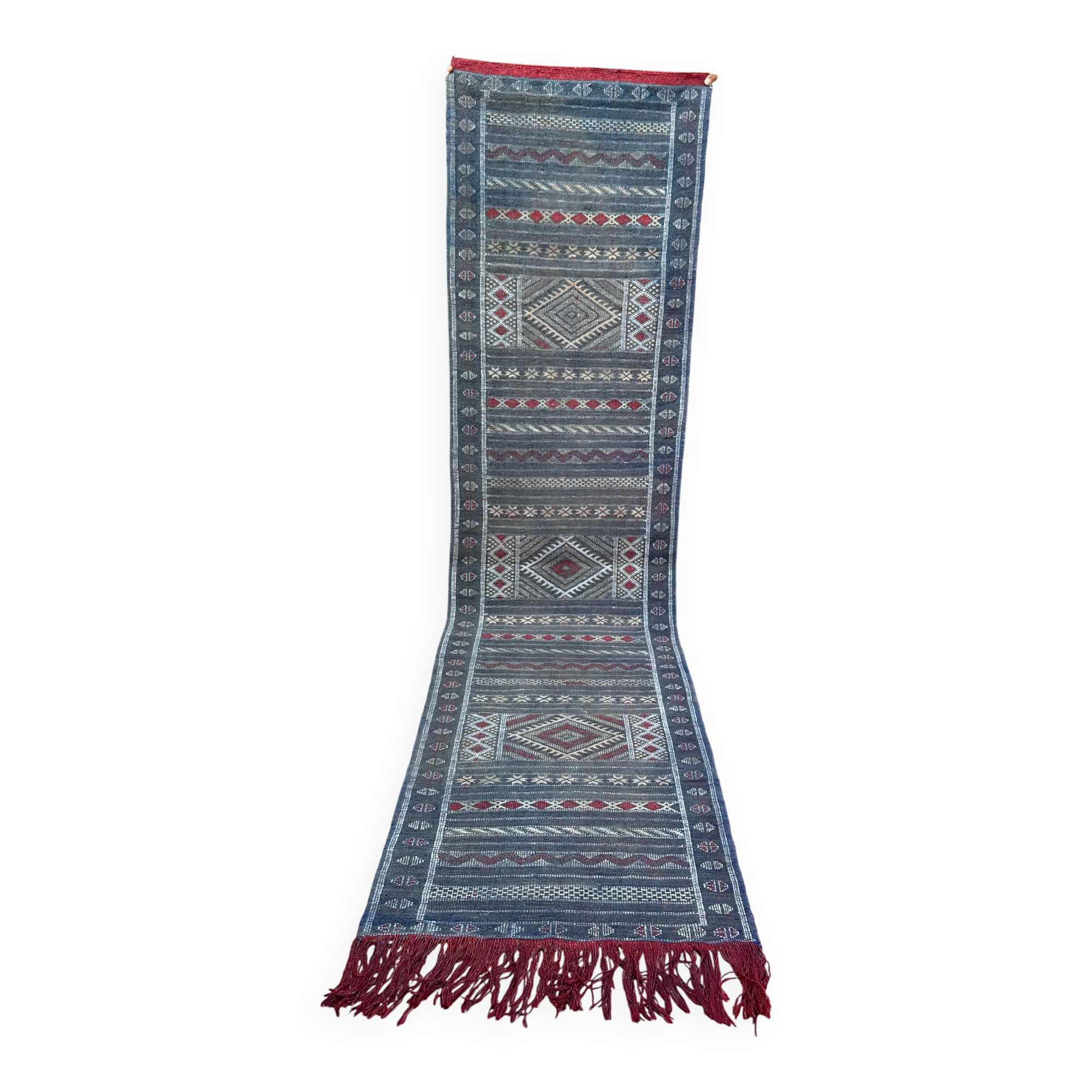 Traditional Berber handmade Moroccan Tiffany hallway rug