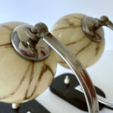 Pair of bauhaus art deco lamps 30s