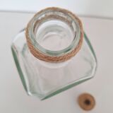 Glass bottle and cork stopper