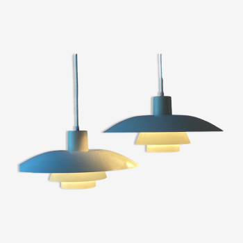 Lot de 2 suspensions  Ph4/3 de  Poul Henningsen pour Louis Poulsen