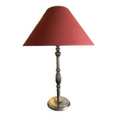 Lampe en métal strié