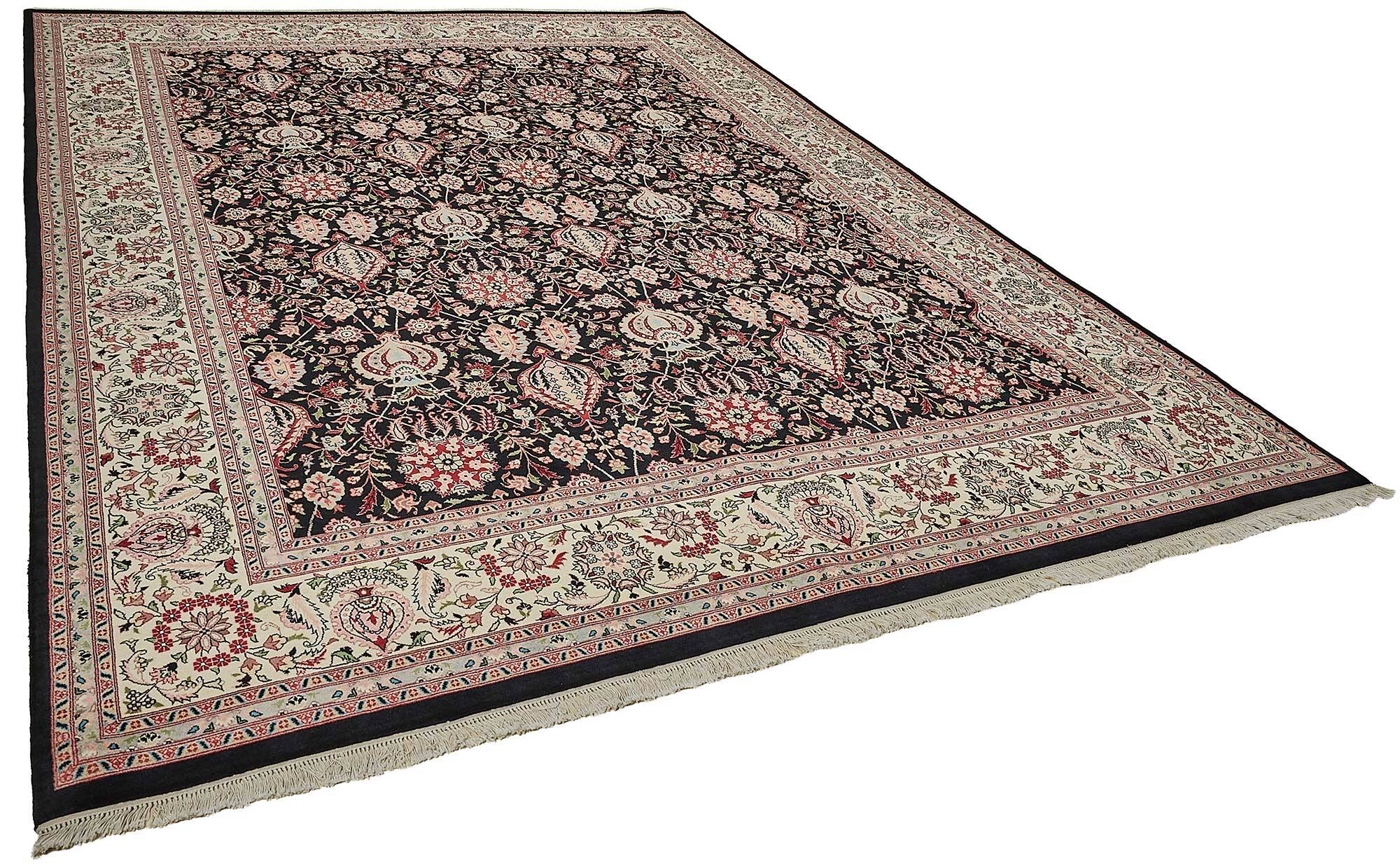 Turkish Handknotted Wool Oushak Rug 276 cm x 370 cm