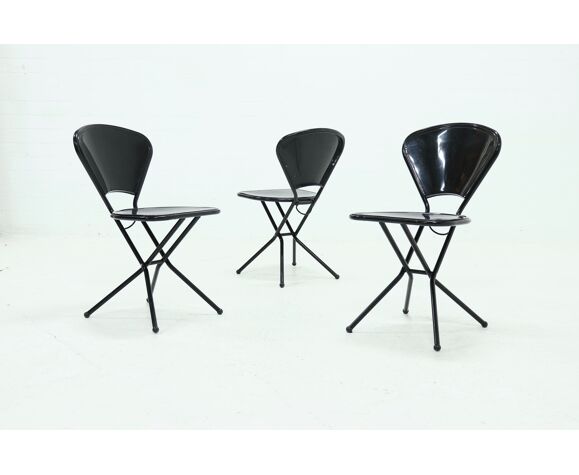 3 chaises pliantes par Niels Gammegaard pour Ikea années 1980 | Selency