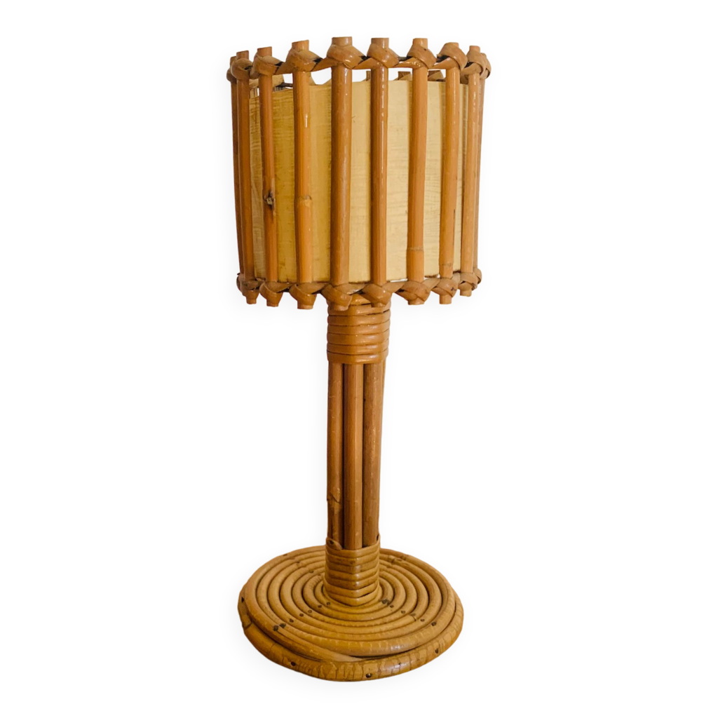 Petite lampe en rotin | Selency