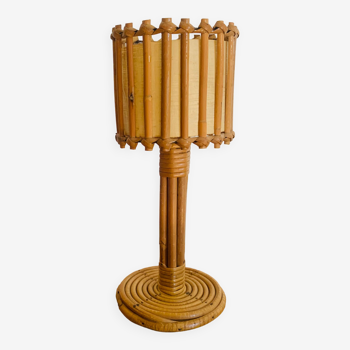 Small rattan lamp
