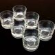 6 Verres apéritifs Dubonnet Verre épais transparent