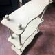 Old painted wooden shelf to hang
