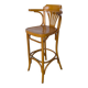 Vintage Bentwood Bar Chair with Armrests, Mid-Century Pub Stool Thonet styl