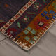Tapis patchwork 5x8 rouge classic tapis teppich, 242x168cm