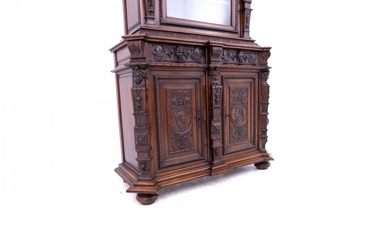 Carved sideboard, France, ca. 1880.