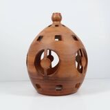 Suspension ou abat‑jour en céramique artisanale signée Ludovic