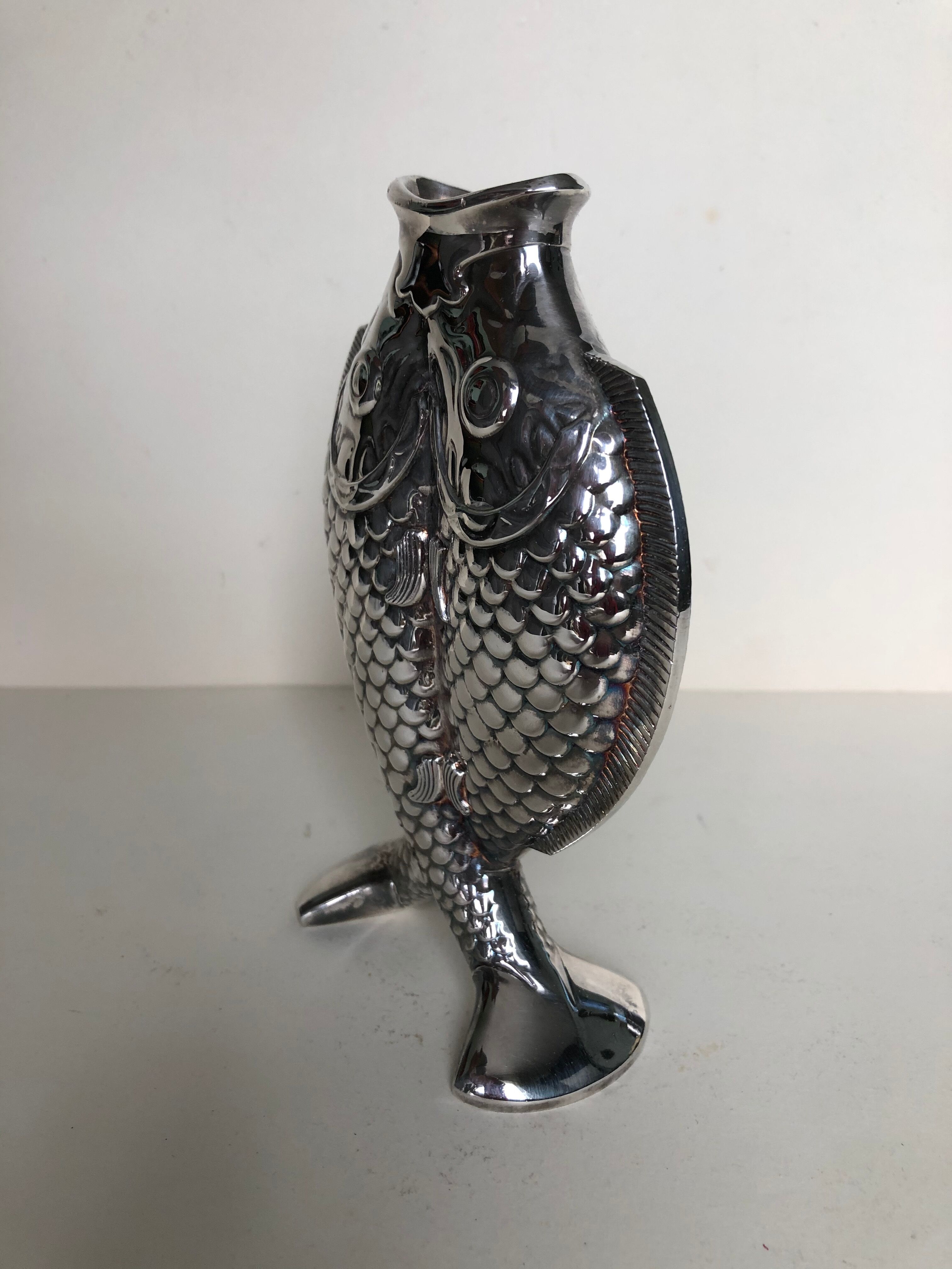 Christofle silver metal soliflore vase