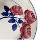 Assiettes dessert à décor de roses HBCM