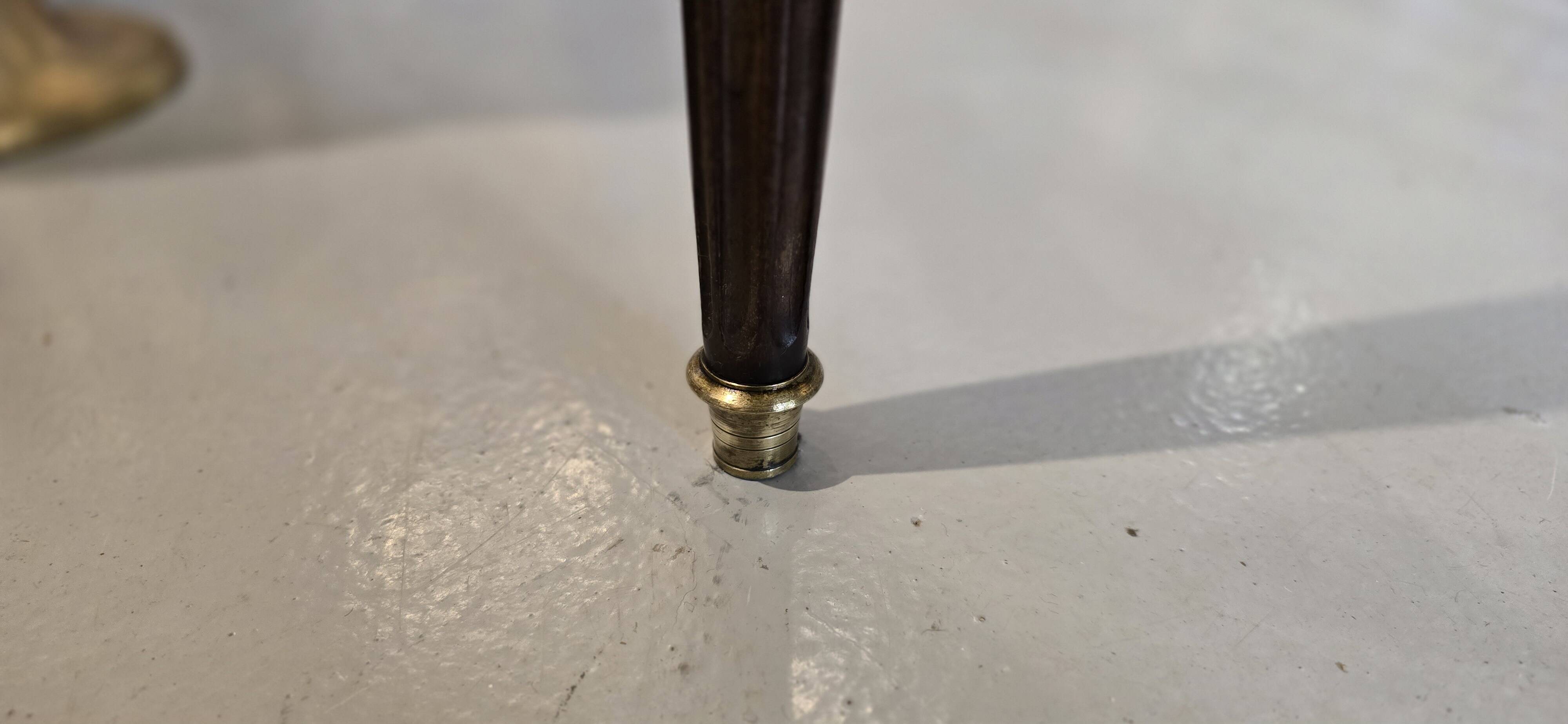 Louis XVI style bouillotte table in mahogany from the early 20th century