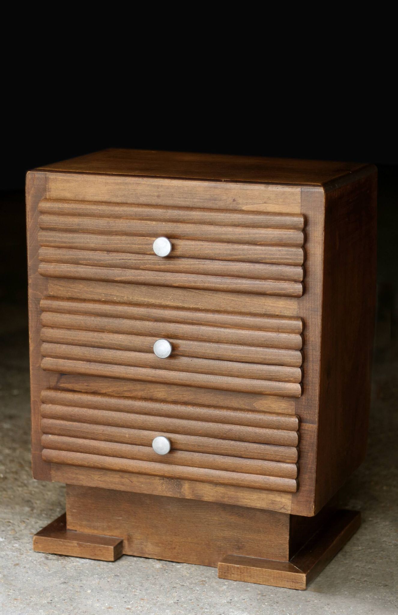 Rare: small side table or bedside table by RENE GABRIEL (1950s).