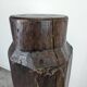 Brutalist presentation column in solid oak