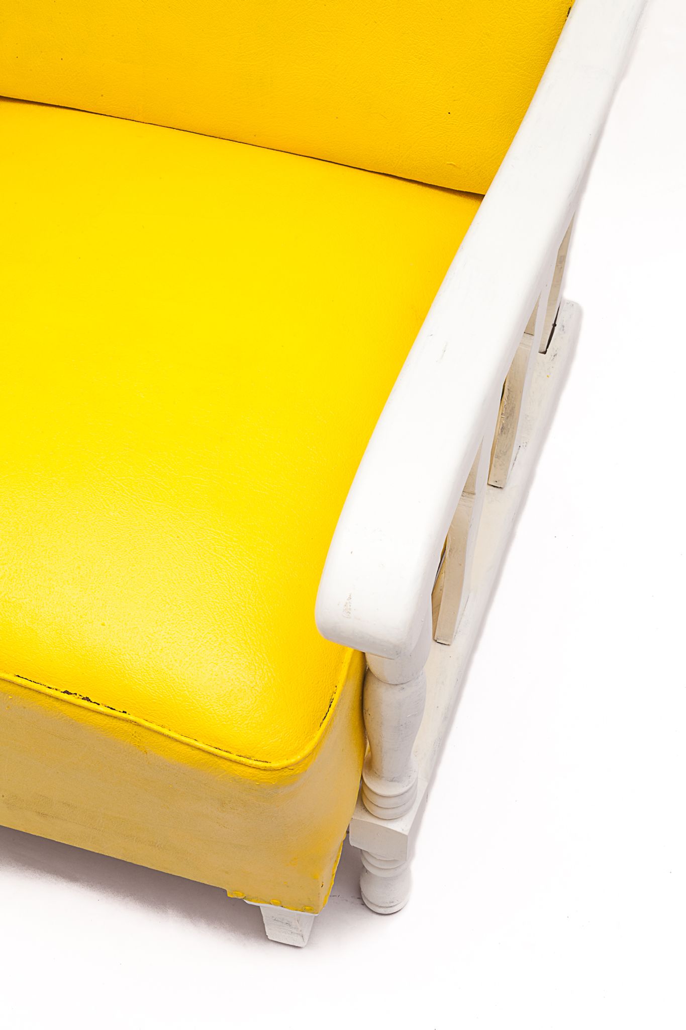 Fauteuil vintage en cuir, 1950