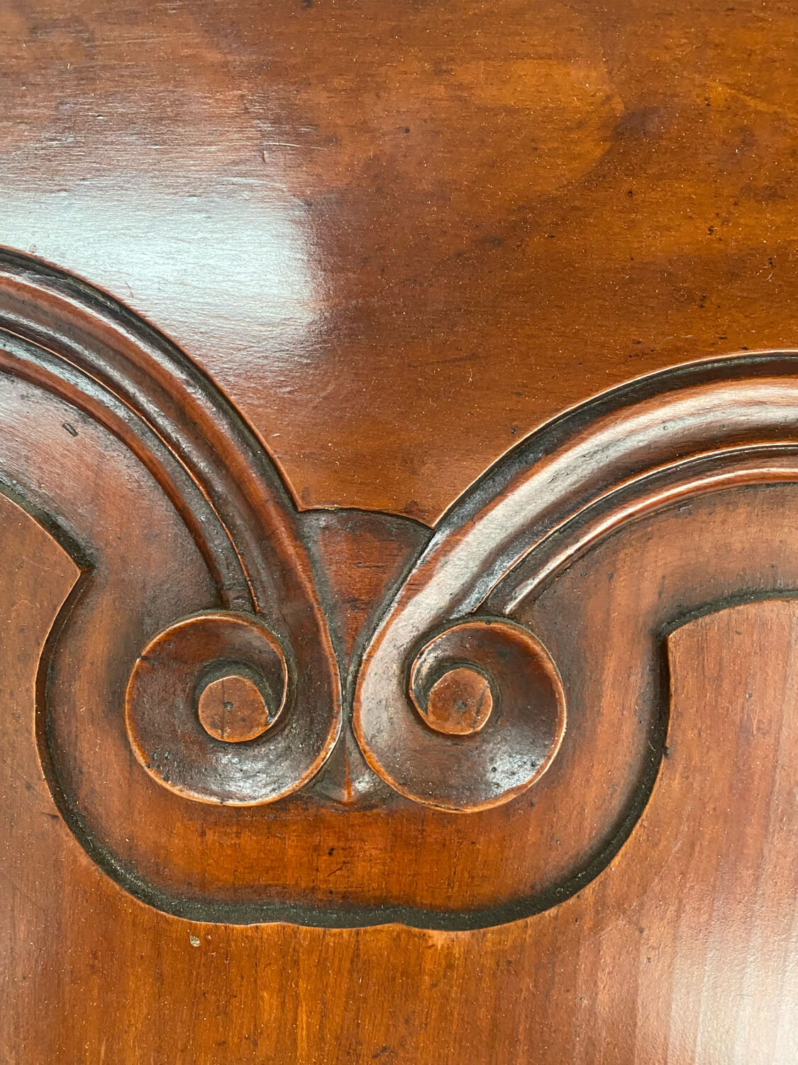 Pair of walnut doors