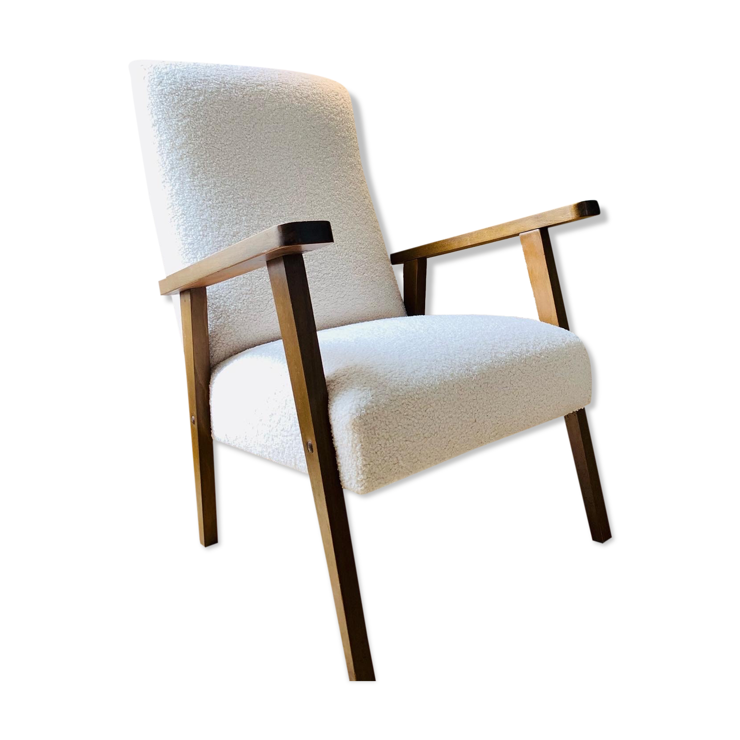 Renovated vintage armchair