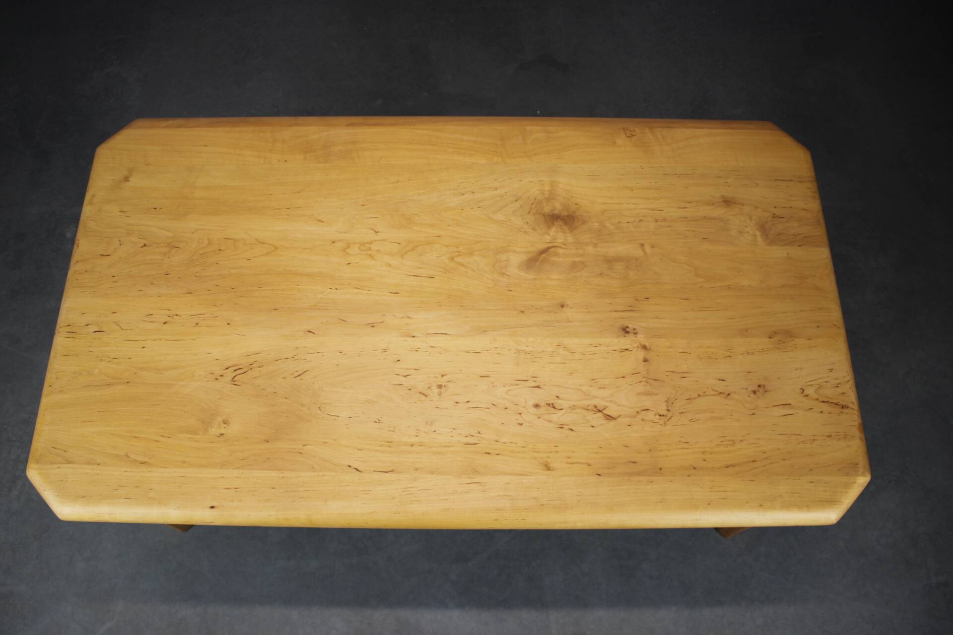 Mid-century Scandinavian conference table in solid birch, 1980s