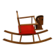 80s rocking horse