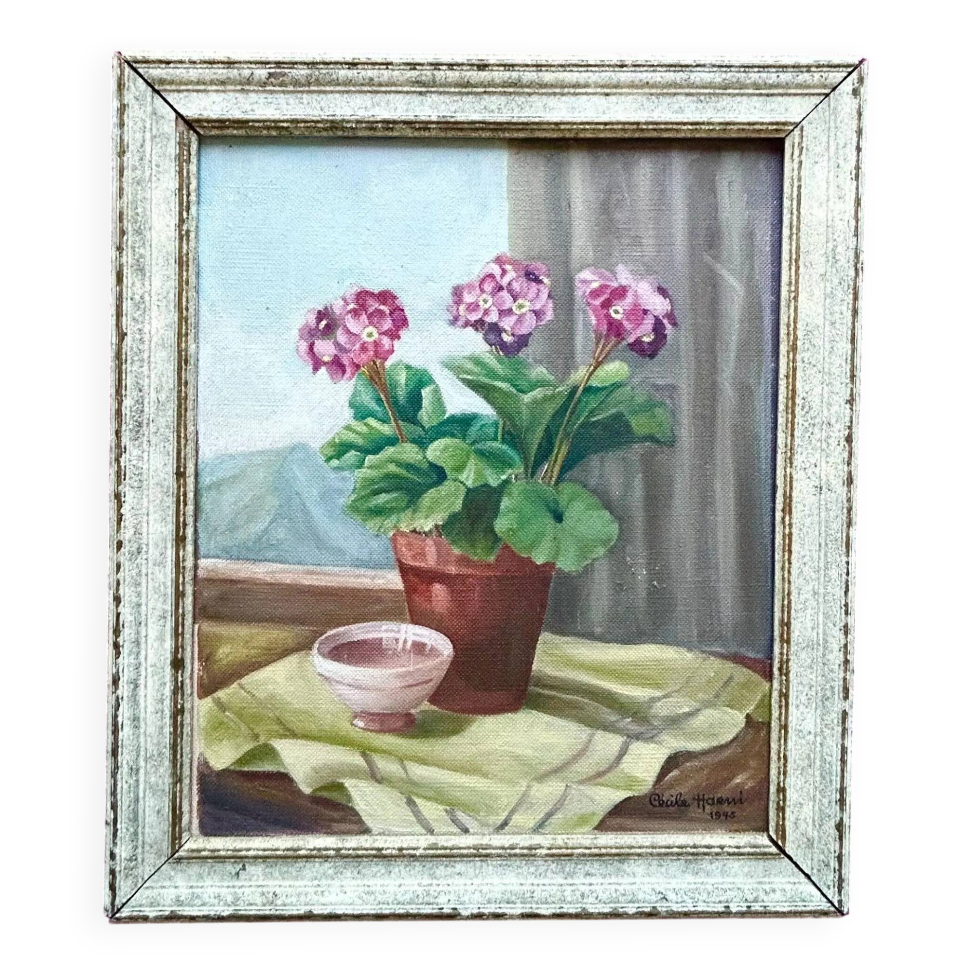 Bouquet of Hydrangeas Still Life Oil Painting
