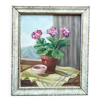 Bouquet d'hortensias Nature morte Peinture à l'huile