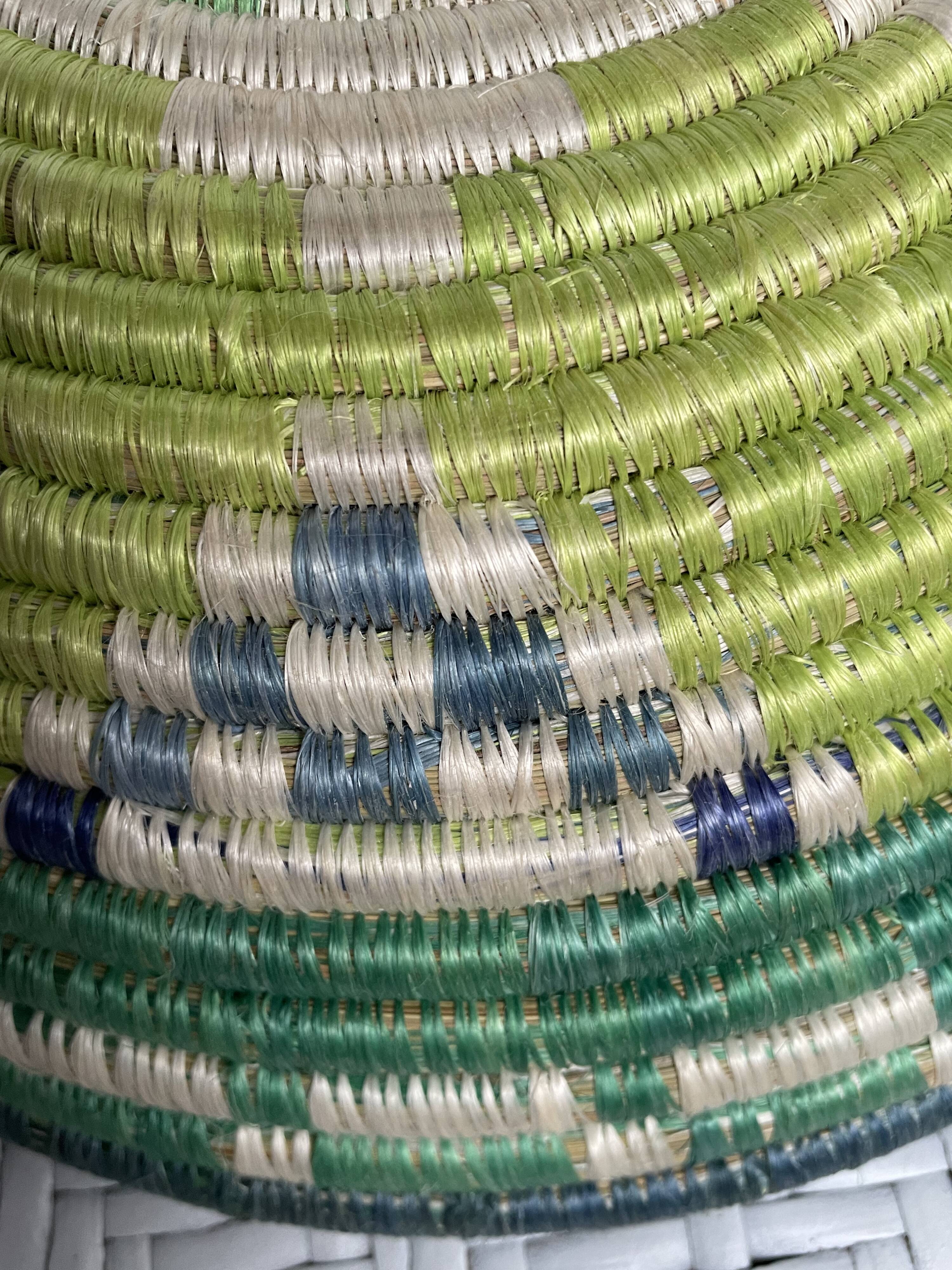 African spiral fruit basket