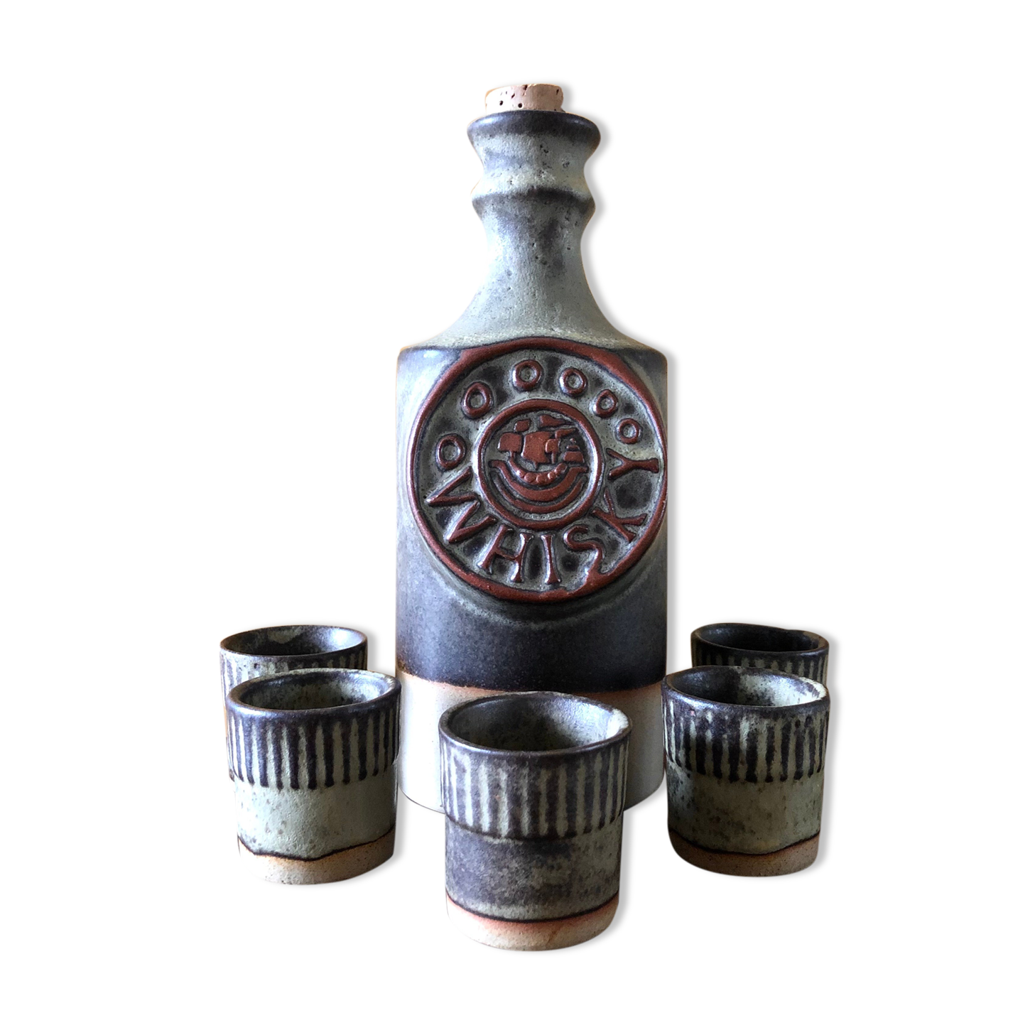 Tremar Pottery - St Keynes Sipped Whisky Service