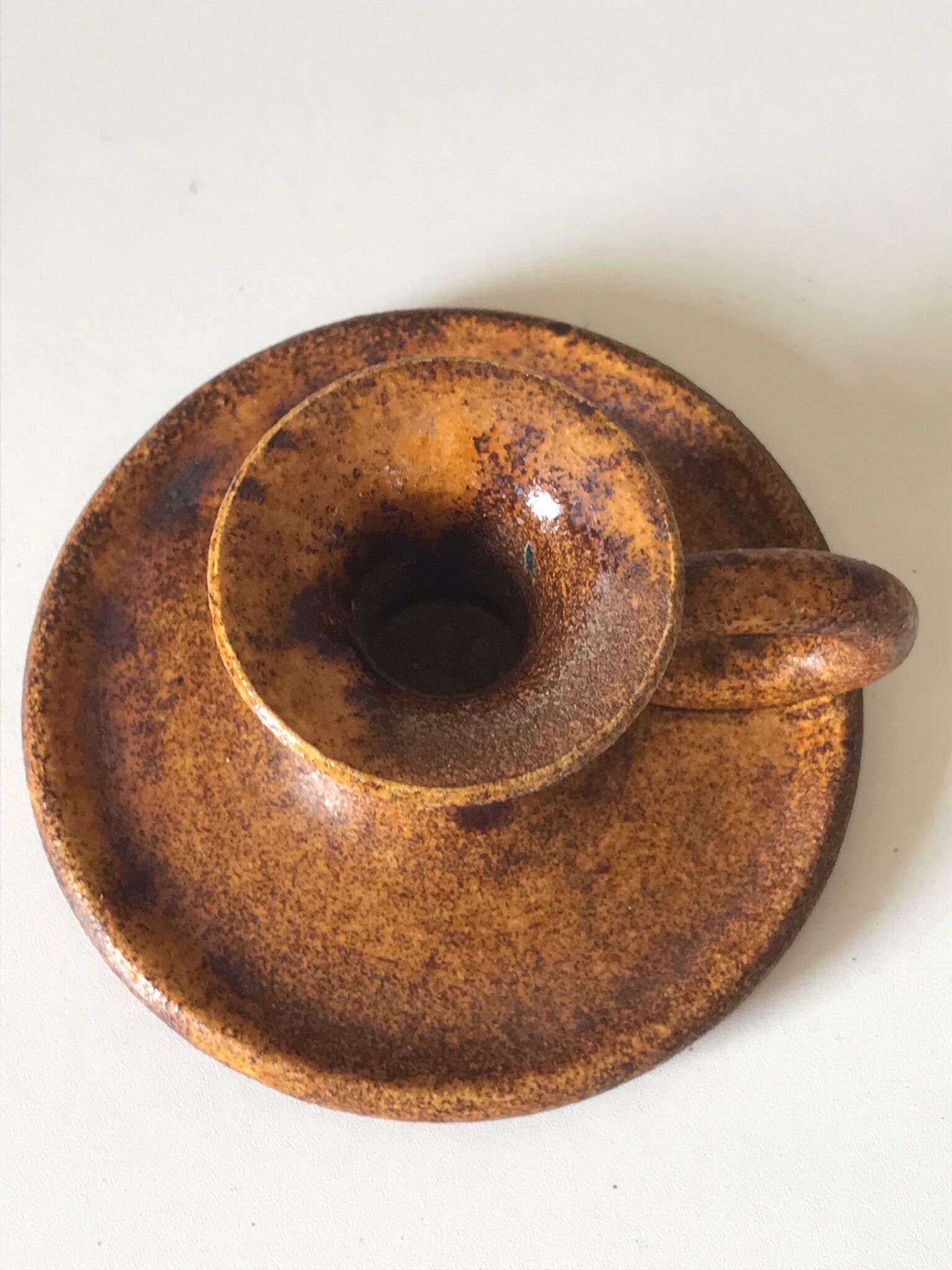 Ceramic candle holder accolay vintage design 60 years