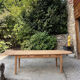 Extendable farmhouse table