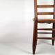 Chair wood and straw
