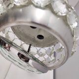 Aluminum, Crystal and Glass Pendant by Pia Guidetti Crippa for Lumi