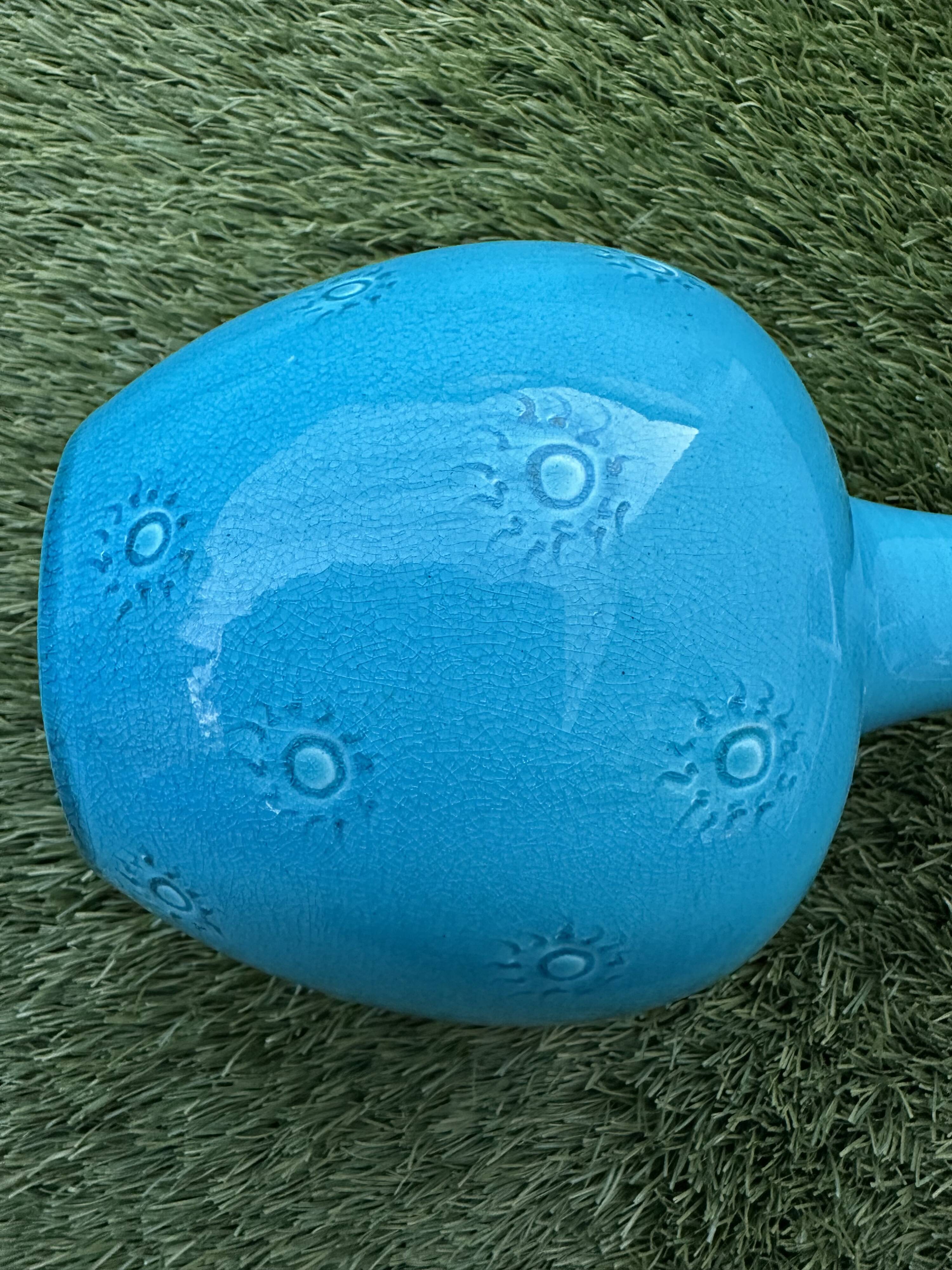 English ceramic lamp base Burmantofts Pottery England, 1880