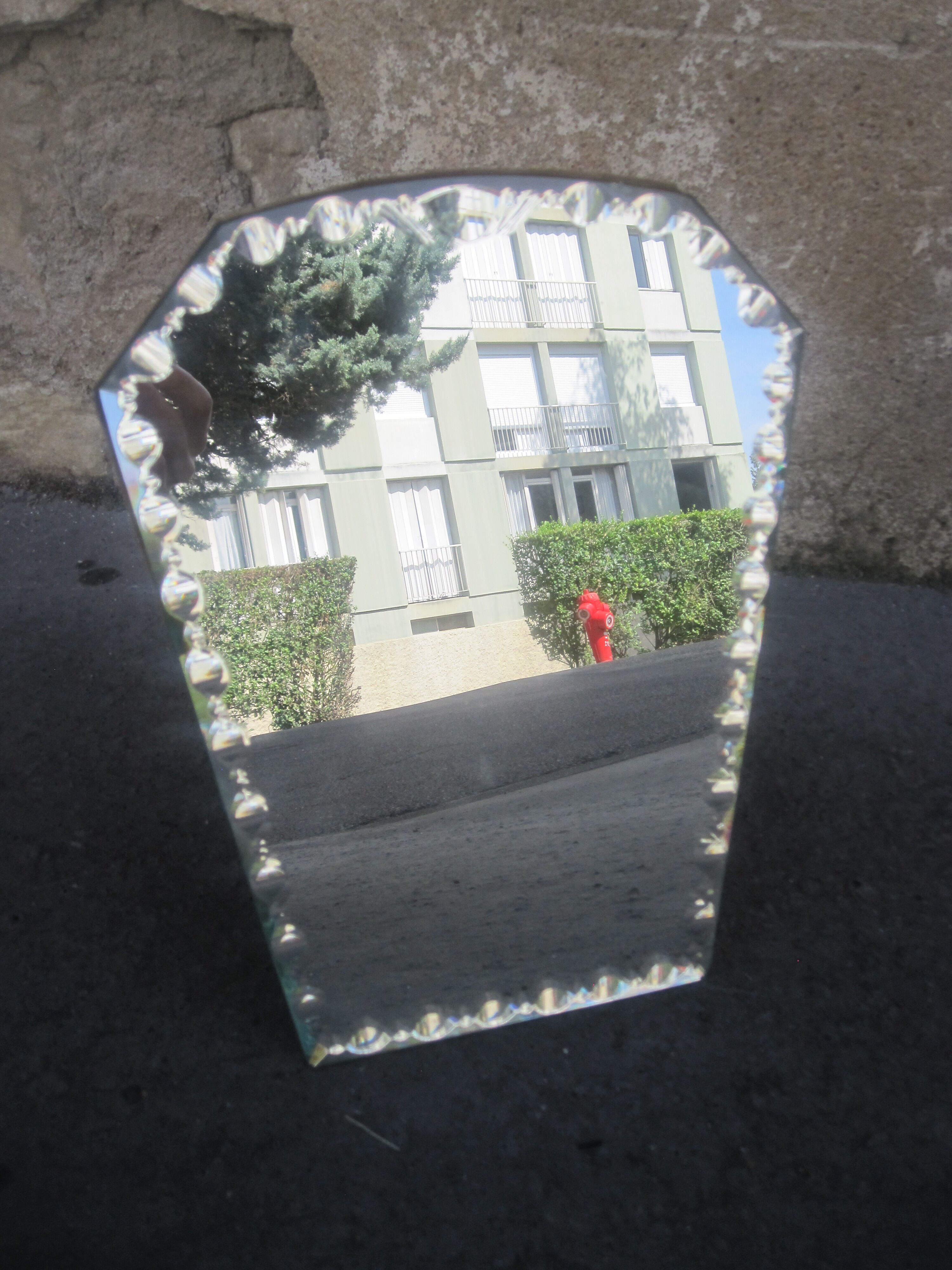 Bevelled mirror, 40s