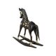 Vintage French Rocking Horse Seesaw Rocking Horse Wood 1970s