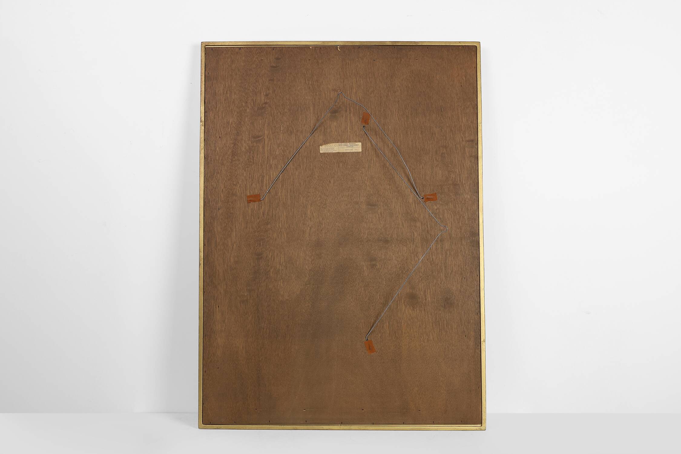 Richly ornamented Mirror by Deknudt, Belgium ca. 1950