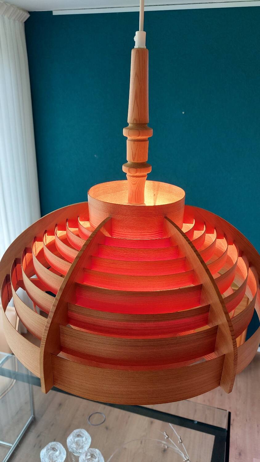 Vintage hanglamp van Hans Agne Jakobsson 1960's