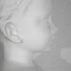 Children's bust in biscuit of limoges – early twentieth century